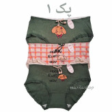 شورت زنانه عروسکی کبریتی وارداتی مدل کیوتی پک ۳ تایی | راحت با کیفیت