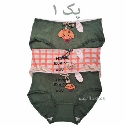 شورت زنانه عروسکی کبریتی وارداتی مدل کیوتی پک ۳ تایی | راحت با کیفیت