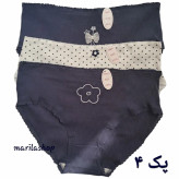شورت زنانه سایز بزرگ کبریتی عروسکی مدل دلارا پک ۳ تایی | نرم، راحت و لطیف