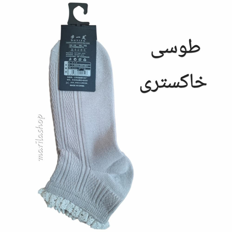 جوراب زنانه مچی کبریتی وارداتی گرم بالا مدل لب گیپوری | کیفیت عالی، رنگ های زیبا