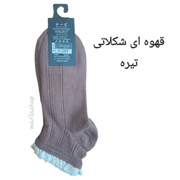 جوراب زنانه مچی کبریتی وارداتی گرم بالا مدل لب گیپوری | کیفیت عالی، رنگ های زیبا