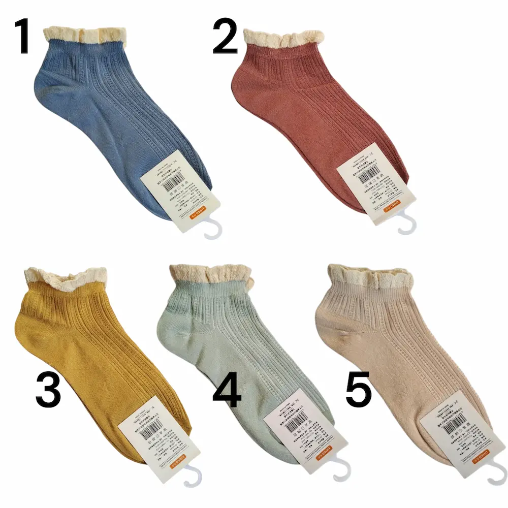 جوراب مچی لب دالبری سری ۲ | نرم و لطیف، مناسب مهمانی و روزمره