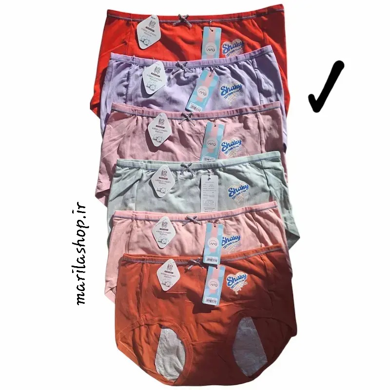 شورتکس وارداتی با لایه ی ضد نم - رنگ بنفش ملایم