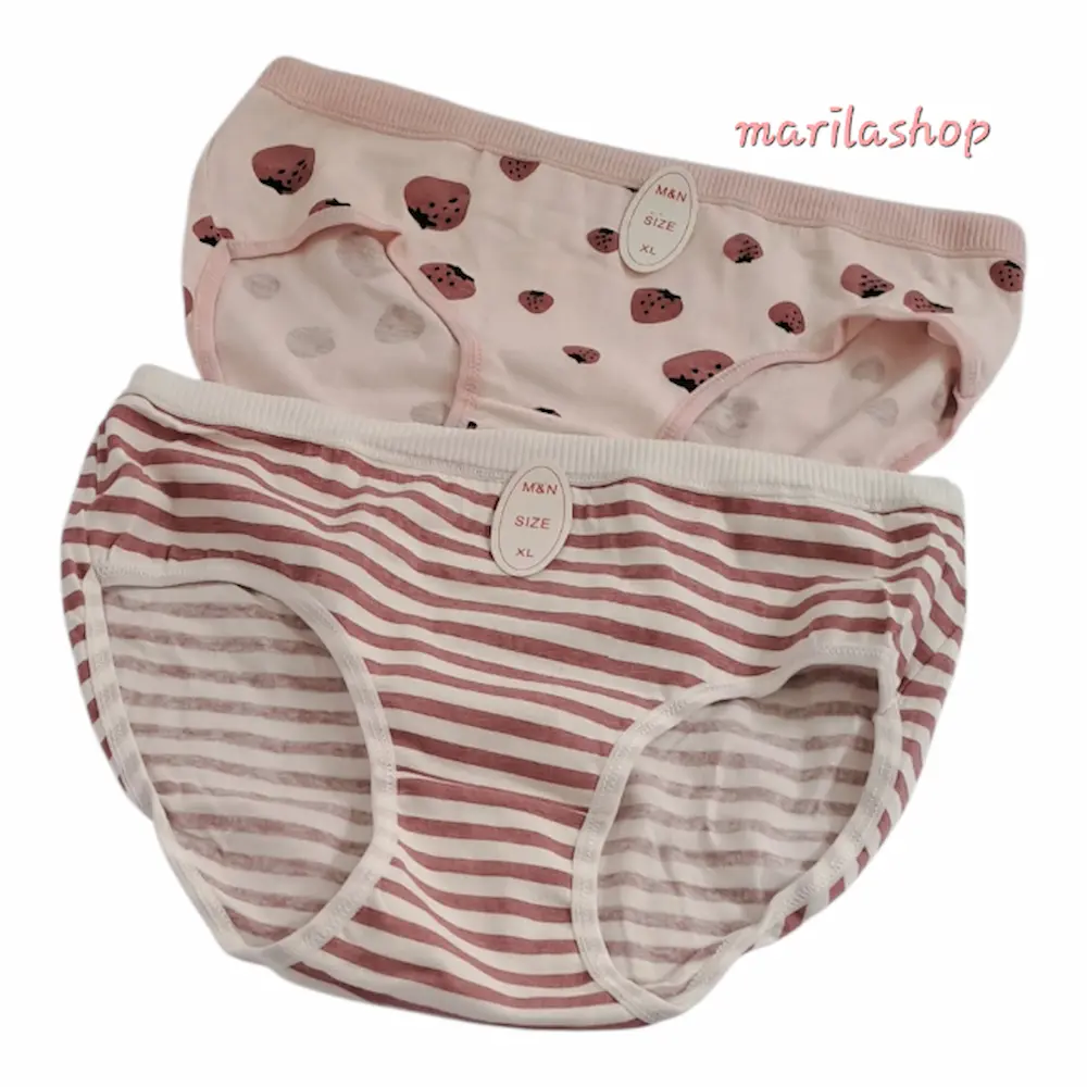 پک ۲ تایی شورت عروسکی مدل توت فرنگی صورتی | نرم، راحت و دخترانه