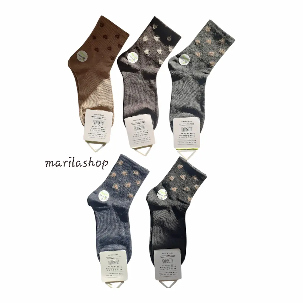 جوراب زنانه وارداتی طرح قلبی | با کیفیت و نرم برای راحتی هر روز