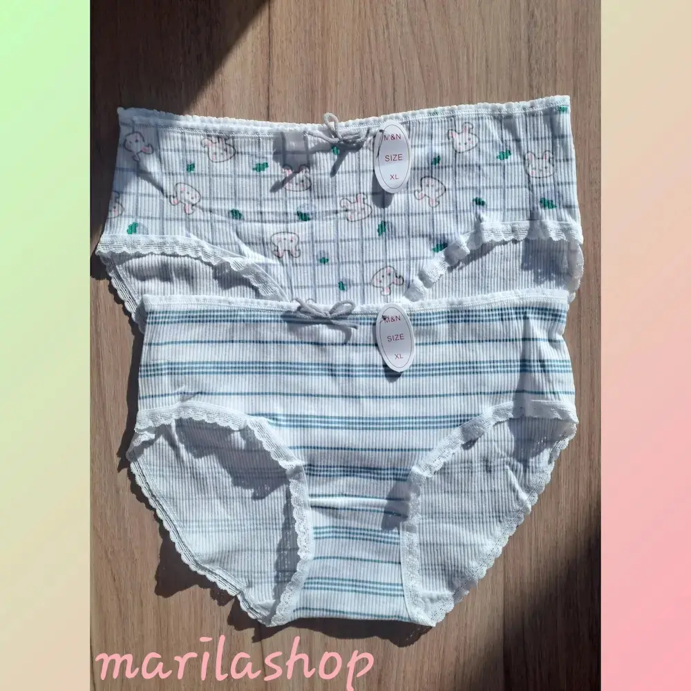 شورت فانتزی وارداتی عروسکی مدل خرگوش پک ۲ تایی | نرم راحت