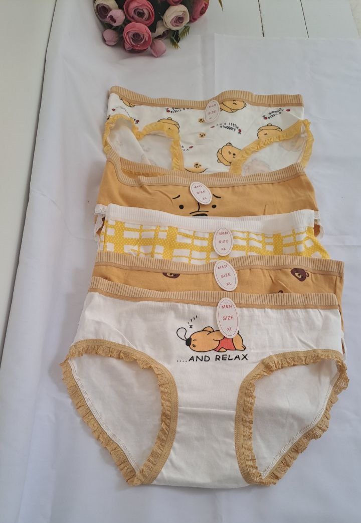 پک ۵ تایی شورت عروسکی مدل پو و موش خوابالو