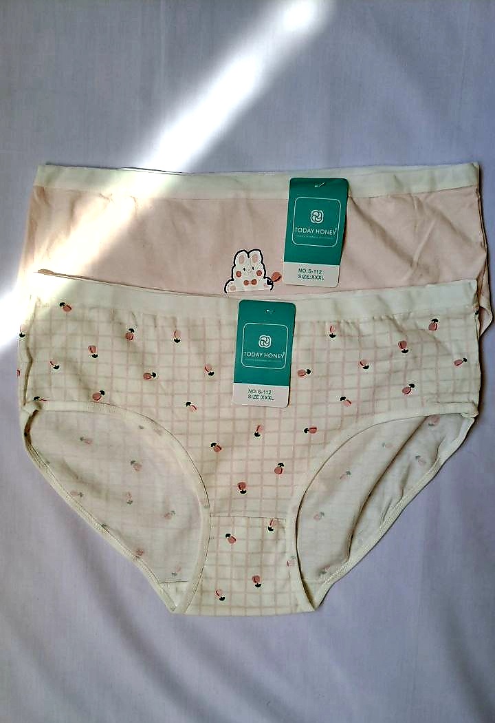 پک ۲ عددی شورت عروسکی سایز بزرگ مدل گل و خرگوش | سایز بزرگ، راحت و خوشگل