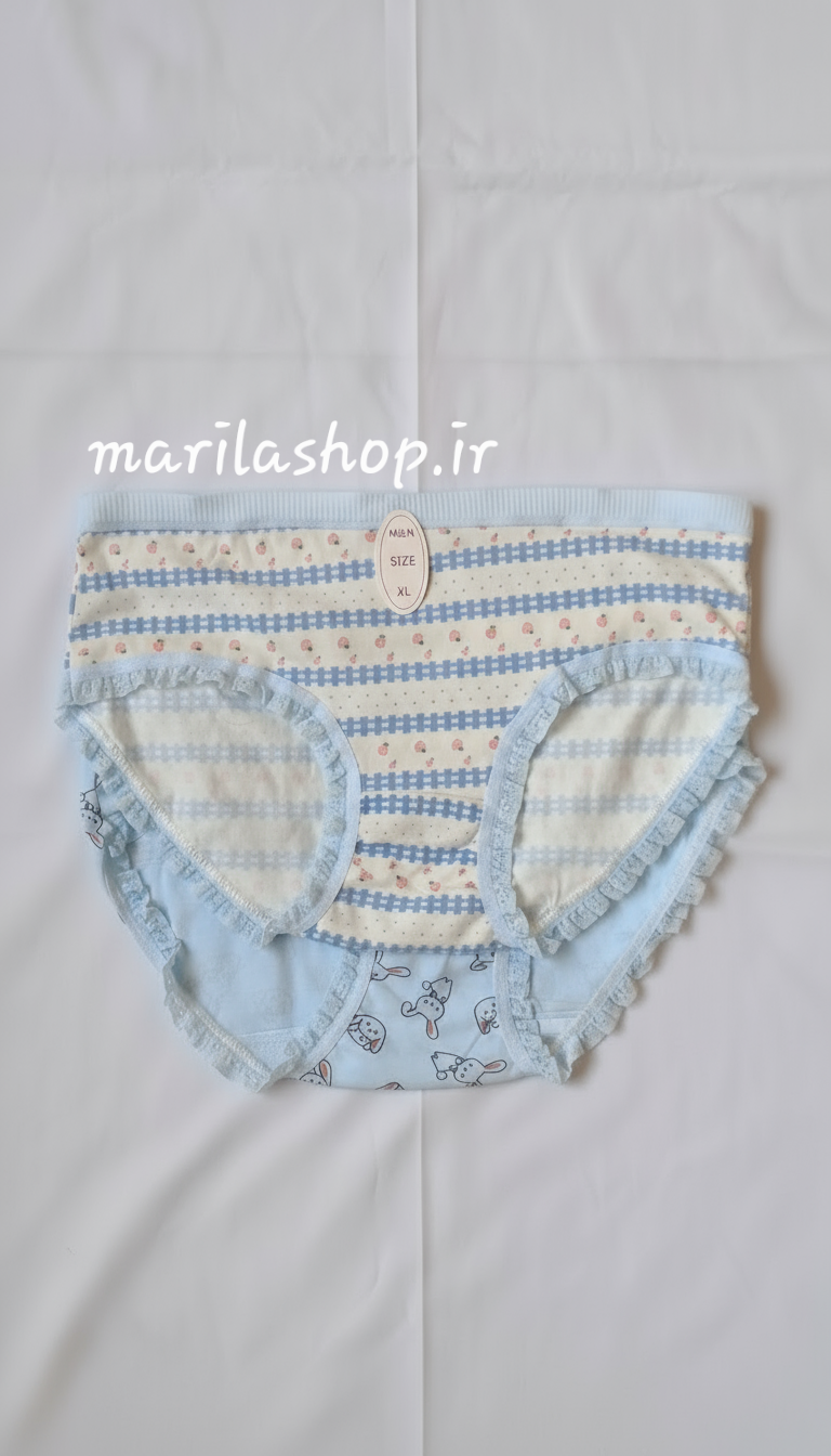 پک۲ عددی شورت عروسکی مدل آبی مهربون