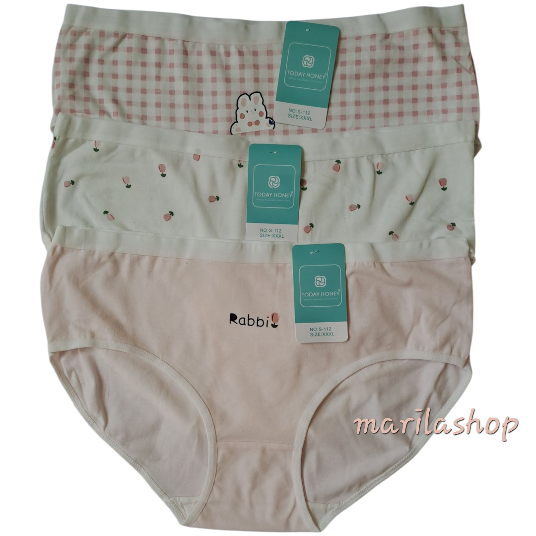 پک ۳ عددی شورت عروسکی سایز بزرگ مدل گل و خرگوش | سایز بزرگ، راحت و خوشگل