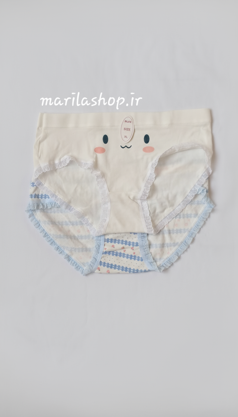 پک ۲ عددی شورت عروسکی مدل آبی مهربون