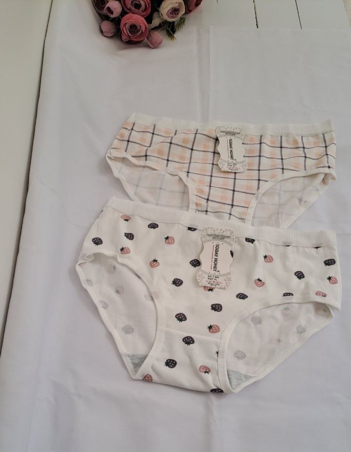 پک ۲ تایی شورت عروسکی مدل توت فرنگی بنفش